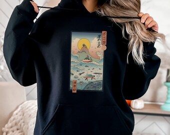 Ponyo-inspirerad unisex-tröja