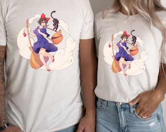 Kiki's Delivery Service Inspired Kiki and Jiji Unisex Shirt