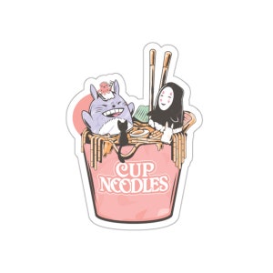 Studio Ghibli Inspired Ramen Sticker