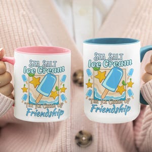 Sea Salt Ice Cream Coffee Mugs | Kingdom Hearts Inspired Mugs | 11 oz, 15 oz Mug Options