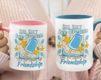 Sea Salt Ice Cream Coffee Mugs | Kingdom Hearts Inspired Mugs | 11 oz, 15 oz Mug Options