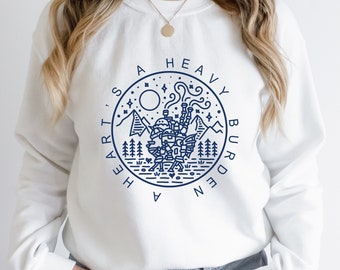 Howl's Moving Castle Inspired "A Heart's A Heavy Burden" Unisex Crewneck Sweatshirt