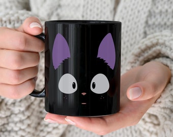 Op Jiji geïnspireerde zwarte koffiemok, 11oz | 15oz