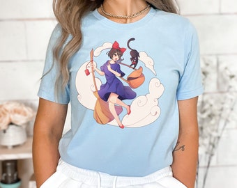 Kiki's Delivery Service Inspired Kiki and Jiji Shirt