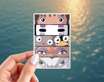 Spirited Away Inspired Sticker | Anime Inspired Sticker | Glossy Vinyl Sticker | 4" x 2.5" Sticker