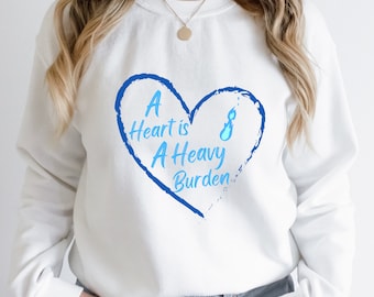 Een hart is een zware last Howl's Moving Castle Geïnspireerd Unisex Crewneck Sweatshirt