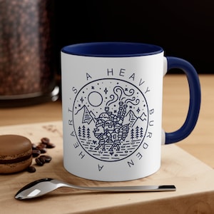 Howl&#39;s Umzug Schloss inspiriert &quot;&quot;Ein Herz ist eine schwere Last&quot; 11 Unze Becher.&quot;