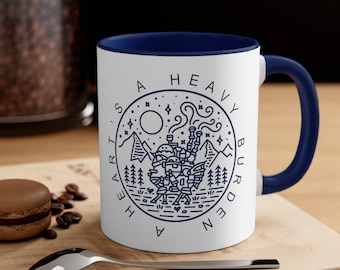 Howl's Moving Castle-inspirerad "Ett hjärta är en tung börda" 330 ml mugg