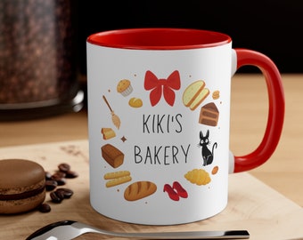 Kiki's Bakery, Kiki's Delivery Service Inspired Coffee Mug, 11oz
