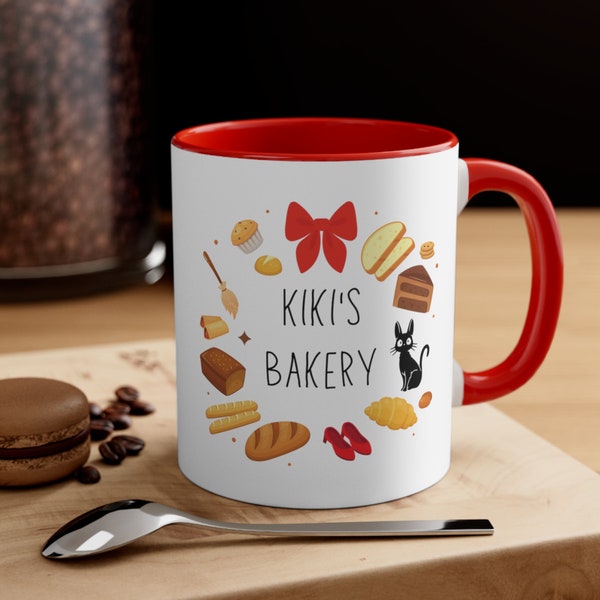 Kiki's Bakery, Kiki's Delivery Service Inspired Coffee Mug, 11oz