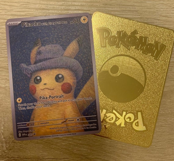 極美品ゴッホPikachu with Grey Felt Hat ポケモンカード PSA 10 Pokémon Van Gogh Pikachu with Grey Felt Hat Svp Black