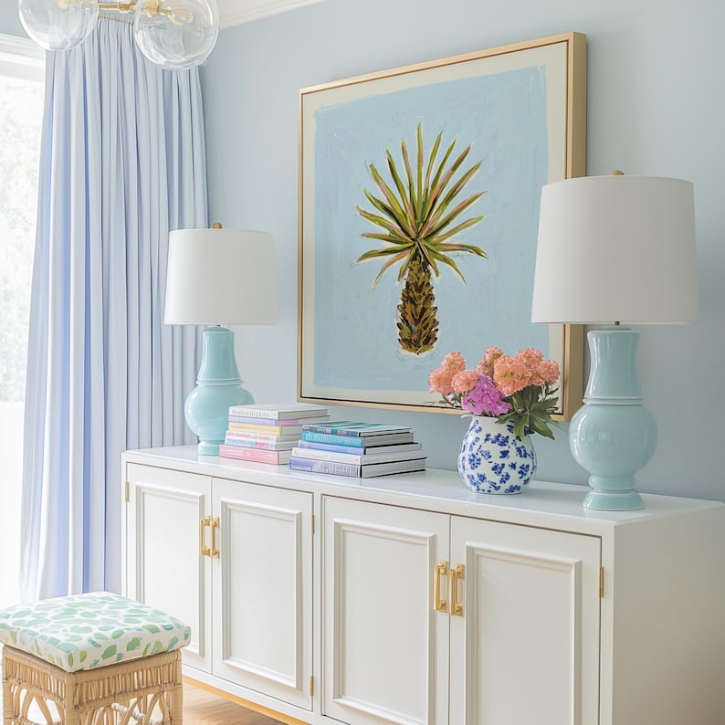 Charleston Palmetto Tree Art Print | Southern Coastal Decor | Digital Download image 9