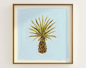 Charleston Palmetto Tree Art Print | Southern Coastal Decor | Digital Download