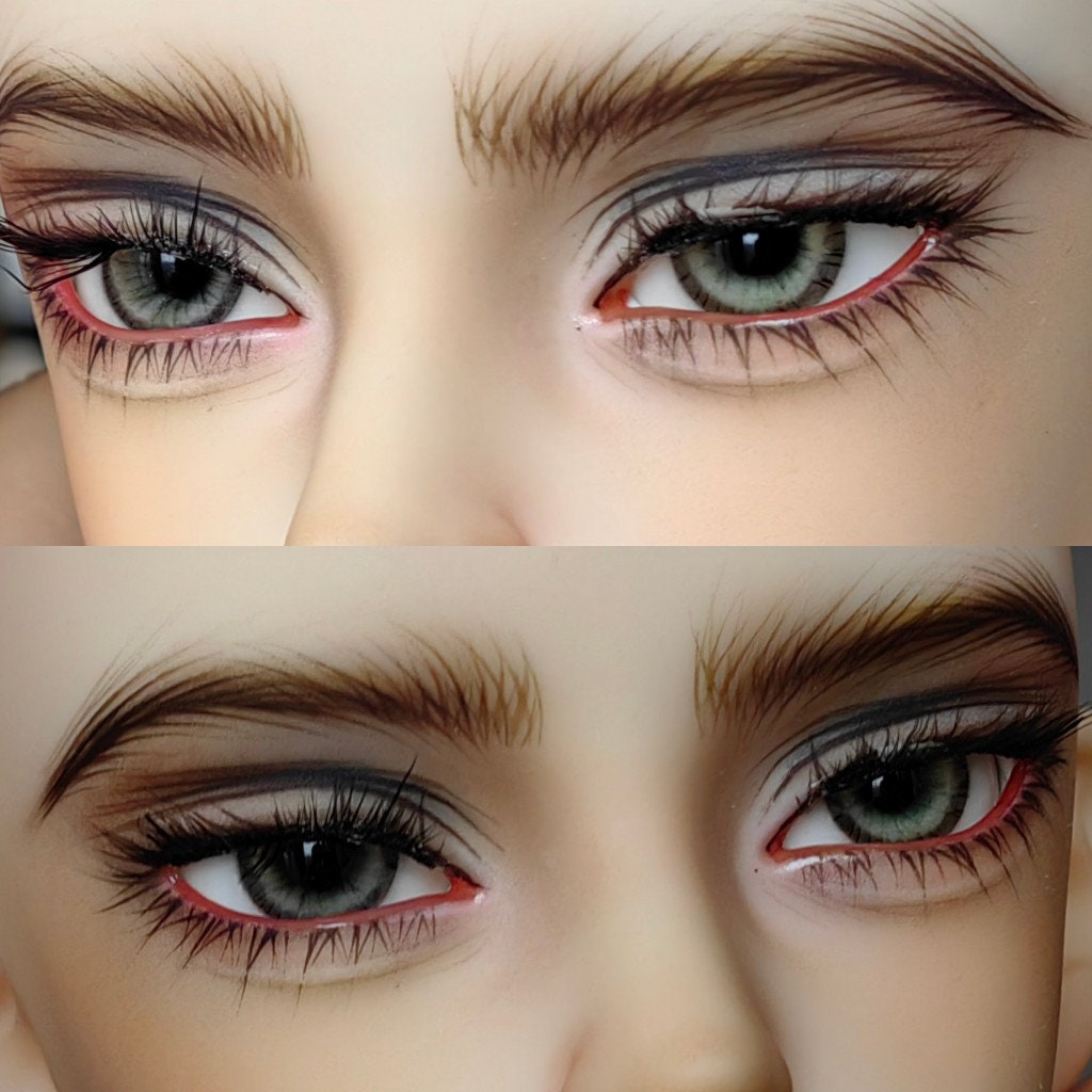 Half Round Doll Eyes For Diy Crafts Acrylic Eyeballs For - Temu
