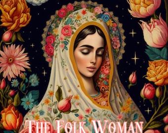 Our Lady Queen of Peace Large Giclee Prints, Vintage Inspired Mother Mary, Catholic Art, Religious Art, The Virgin Mary Art, Mother Mary Art