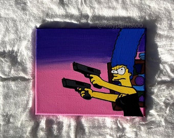 Badass Marg auf 8x10 Leinwand