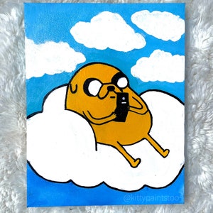Jake the Dog in the Clouds 8x10