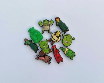 HIGH-Q & FREE CHARM Shrek Charms | Ogre |Green | Donkey