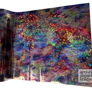 Spicy Lil’ Mama Metallic Foil Sheet, Multicolor Decorative Foil for Crafts, Fabric Art, Furniture Design & DIY Projects 画像 4