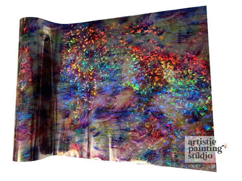 Spicy Lil’ Mama Metallic Foil Sheet, Multicolor Decorative Foil for Crafts, Fabric Art, Furniture Design & DIY Projects 画像 4