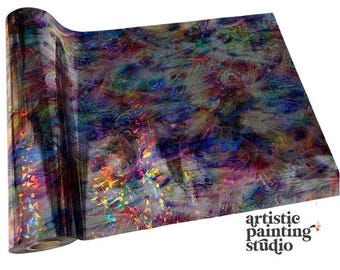 Spicy Lil’ Mama Metallic Foil Sheet, Multicolor Decorative Foil for Crafts, Fabric Art, Furniture Design & DIY Projects