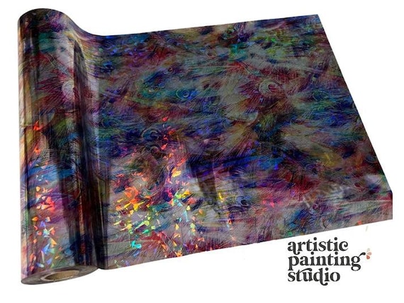 Spicy Lil’ Mama Metallic Foil Sheet, Multicolor Decorative Foil for Crafts, Fabric Art, Furniture Design & DIY Projects
