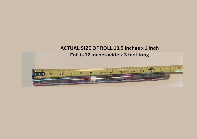 Spicy Lil’ Mama Metallic Foil Sheet, Multicolor Decorative Foil for Crafts, Fabric Art, Furniture Design & DIY Projects 画像 3