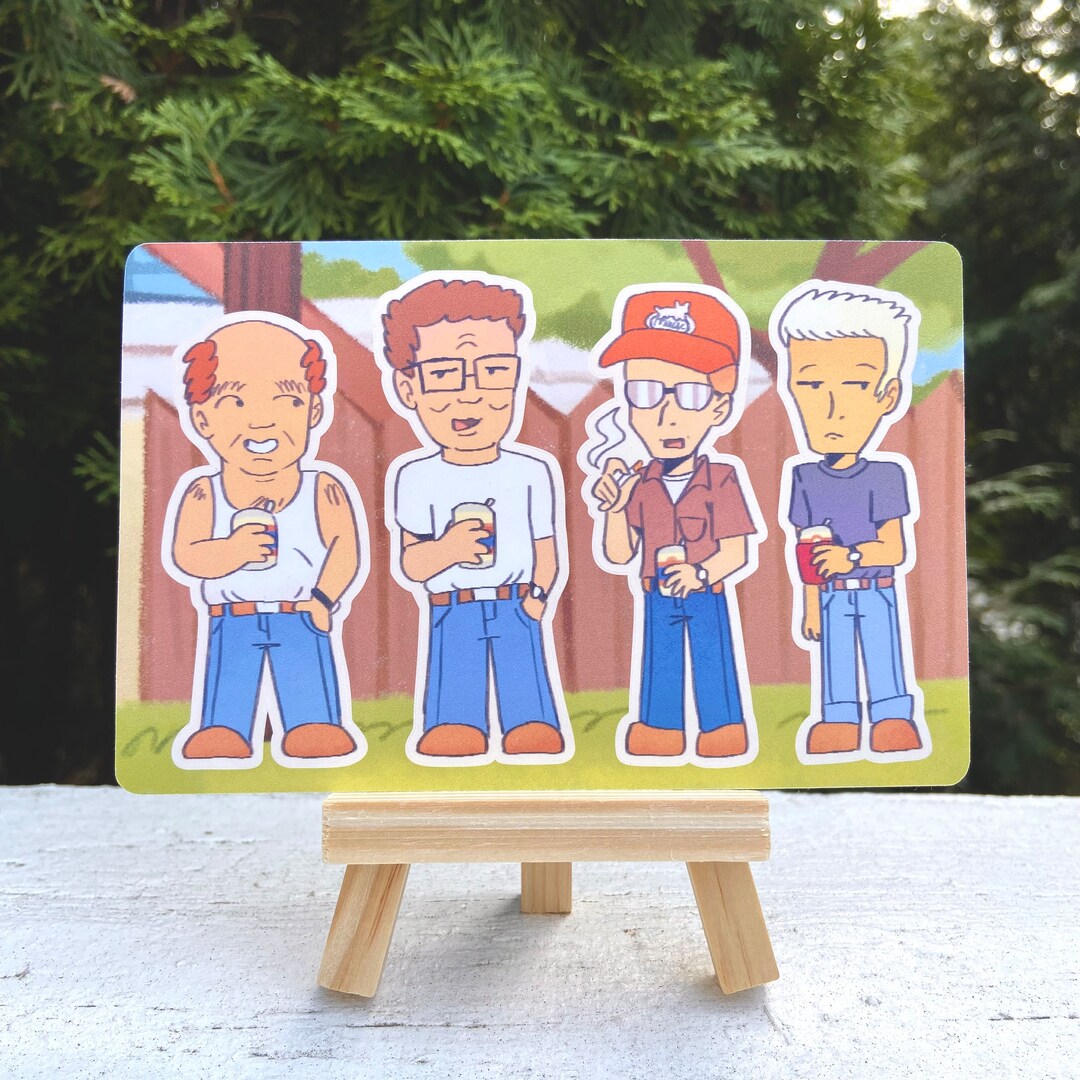 King of the Hill Sticker Sheet - Etsy
