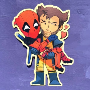 Deadpool And Wolverine Vinyl Sticker