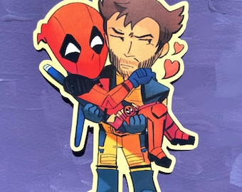 Deadpool And Wolverine Vinyl Sticker