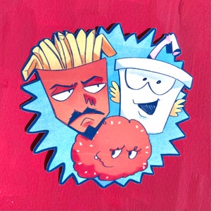 Aqua Teen Hunger Force vinyl sticker