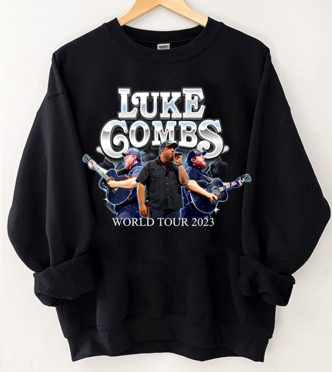 Luke Combs World Tour 2023 T Shirt Hoodie Sweatshirthoodie Etsy