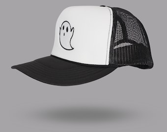 Foam Trucker Hat, Trucker Hat, Ghost Trucker Hat, Mesh Back Trucker Hat