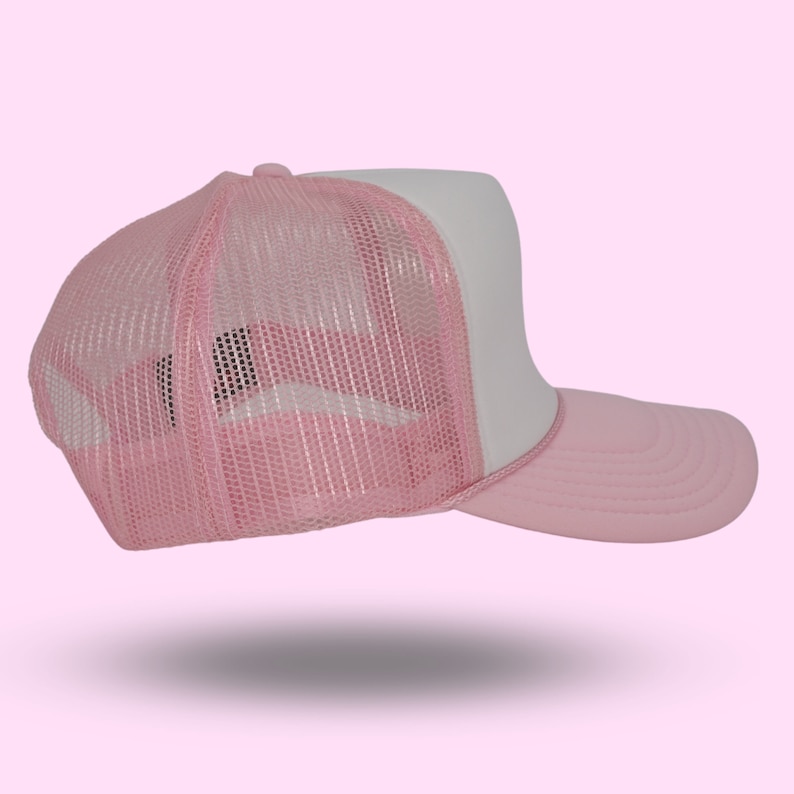 Lycycse Smile Face Trucker Hat - Neon Pailletten Baseball Cap Mit Lächeln Aufnäher