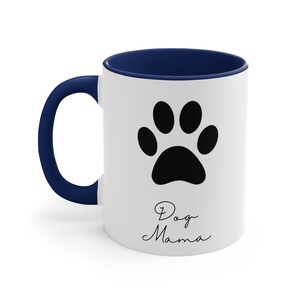 Dog Mom Gift, Dog Mama Coffee Mug, Fur Baby Mom, Dog Mama Cup, Pawprint Mug, Dog Lover Gift