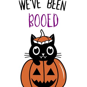 Je bent uitgejouwd Printables, je bent uitgejouwd spel, We zijn uitgejouwd teken, Buurman Halloween Spel, Je bent uitgejouwd Kit, Halloween Teken
