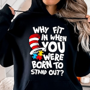Autism Awareness Hoodie: Dr. Seuss Inspired Design