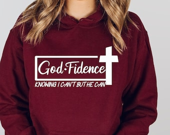 Godfidence Hoodie: Christian Faith Sweatshirt