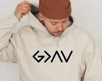 God is Greater Than the Highs and Lows Sweatshirt, Christian Hoodie, Bible Jesus Lover Gift, Faith Sweatshirt, Jesus Shirt, Christian Hoodie