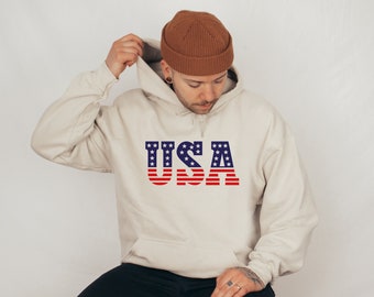 USA Flag Hoodie: Patriotic American Pride Sweatshirt