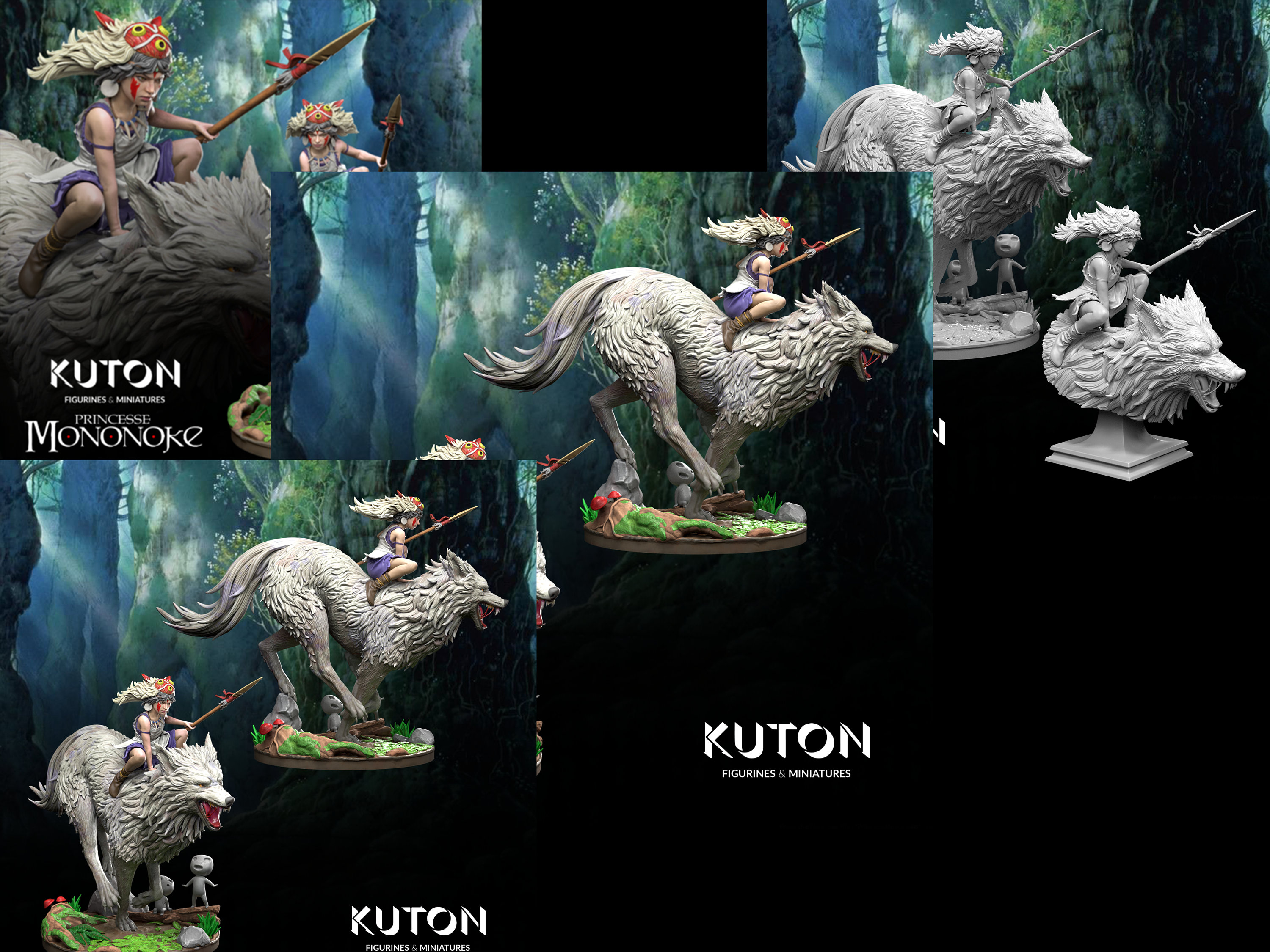 princesa mononoke 3D Models to Print - yeggi