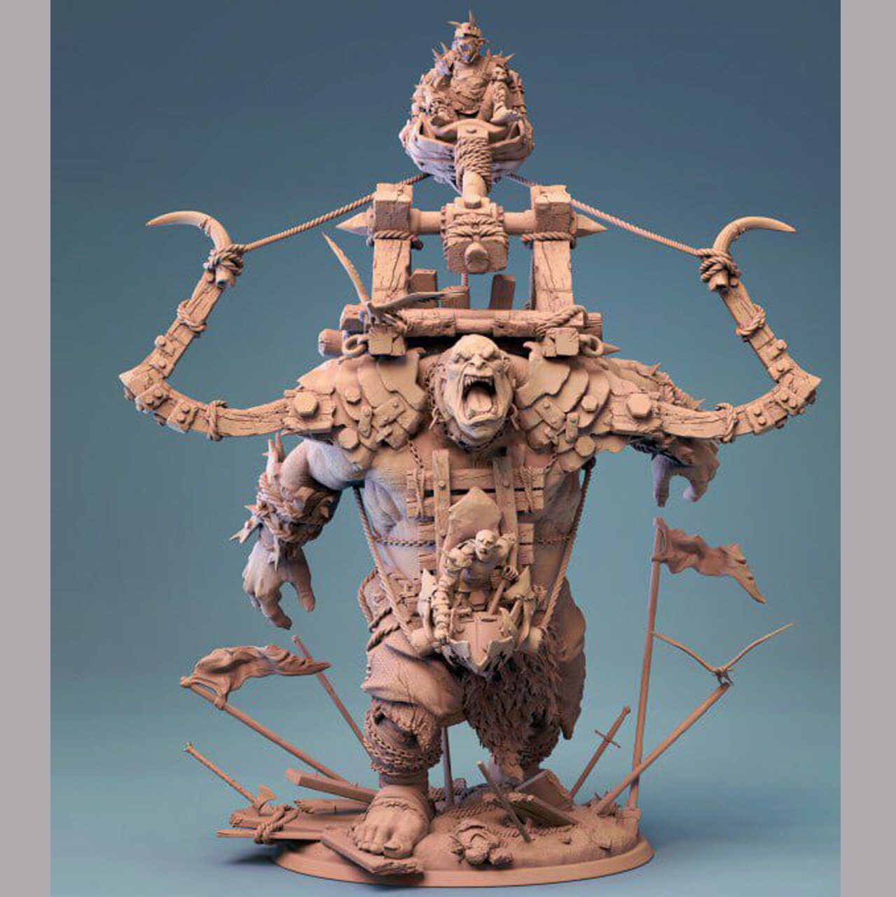 Troll Ogre Siege Stl 3d Print Stl File - Etsy