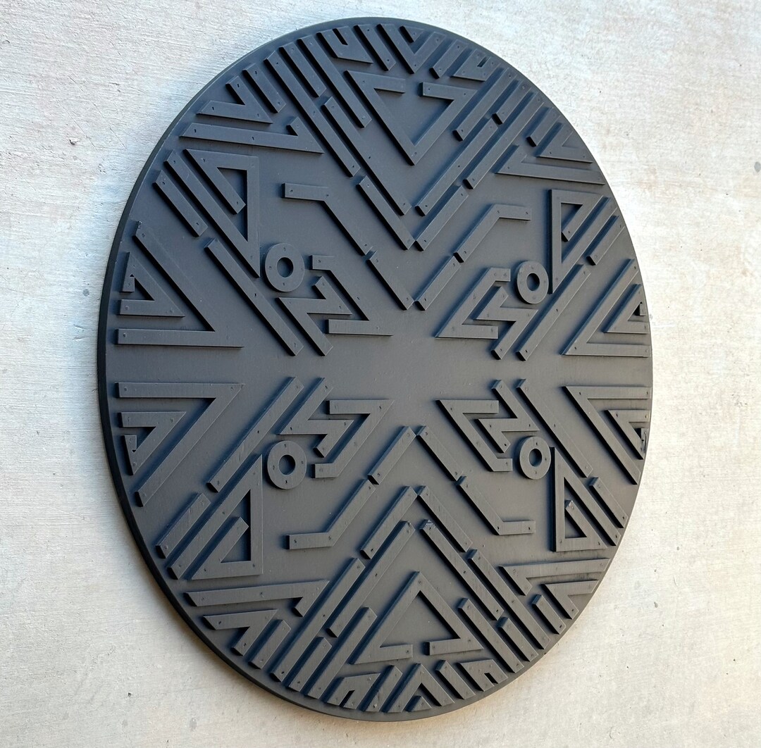 Geometric Wood Wall Art, Round Wood Art, Wooden Wall Art, Wooden Wall Art Large, Geometric Wood