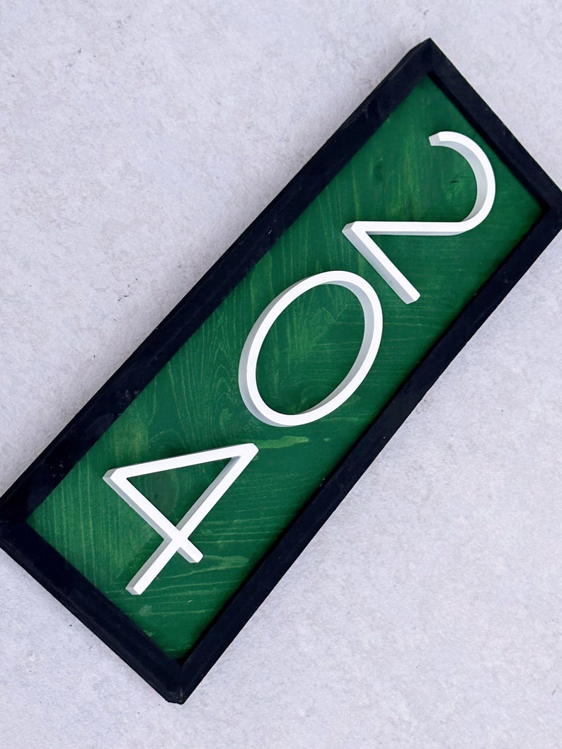 House Number Plaque House Numbers House Number Sign Address Etsy