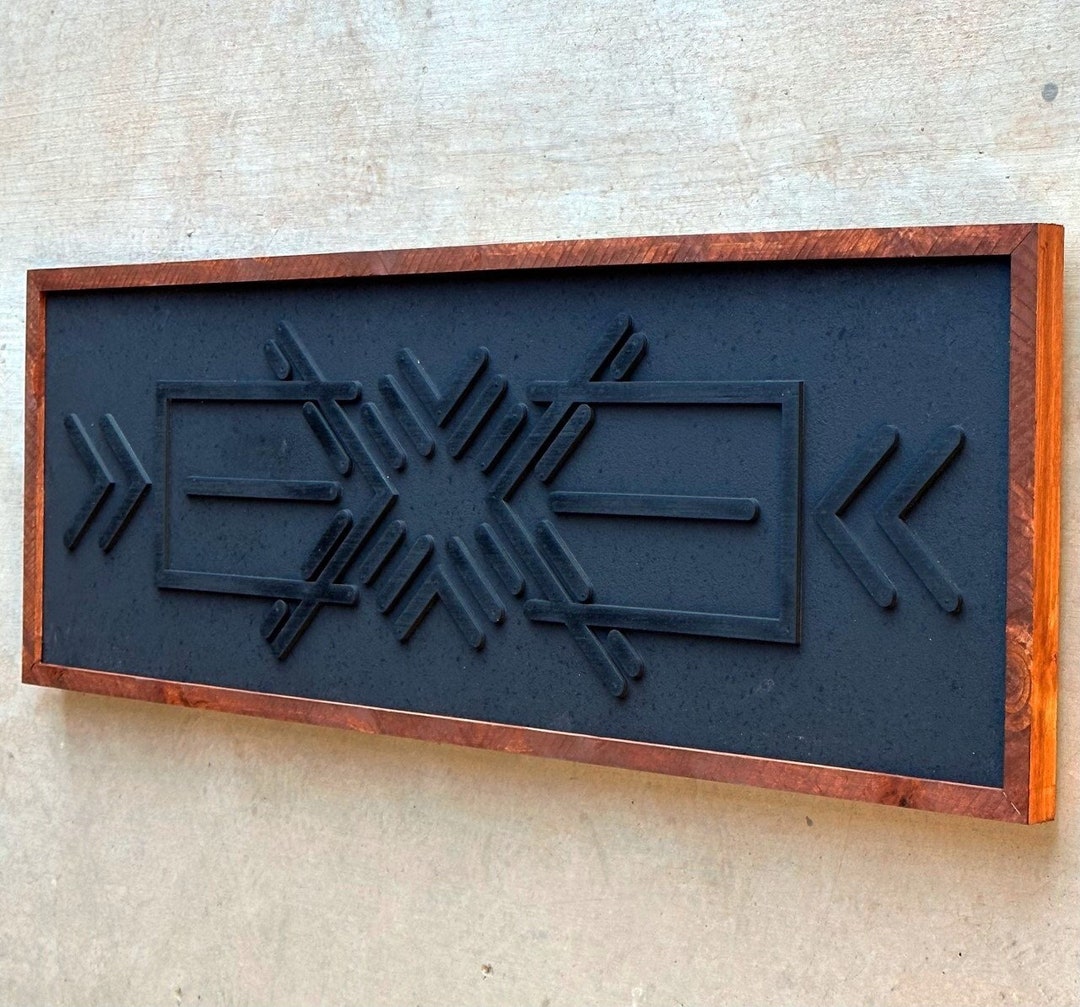 Bohemian Wood Wall Art Round Wood Art Wooden Wall Art Etsy