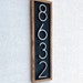 House Number Sign Vertical Address Numbers House Number - Etsy