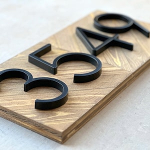 Address Numbers, Address Plaque, Address Sign, House Number Plaque, House Number Sign, Farmhouse Sign, Housewarming Gift, New Home Gift