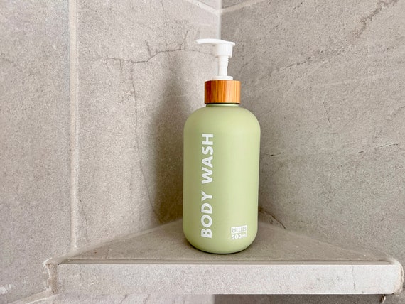 Shampoo Conditioner Body Wash Refillable Bottles-set of 3-plastic Bathroom  Dispenser 