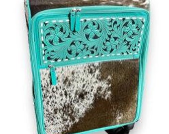 Wholesale Cowhide Rolling Luggage