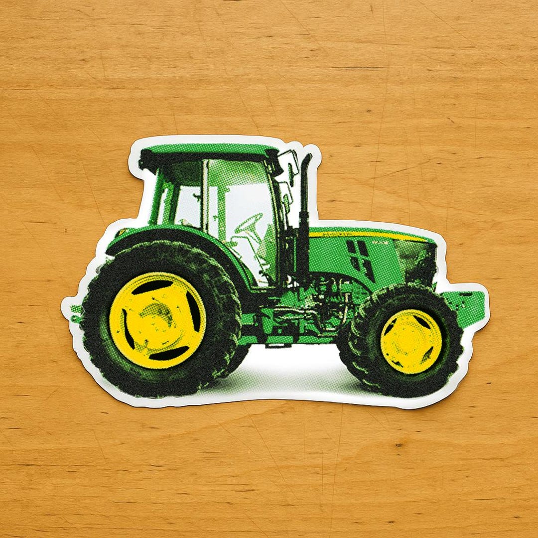 Tractor Vinyl Sticker - Etsy